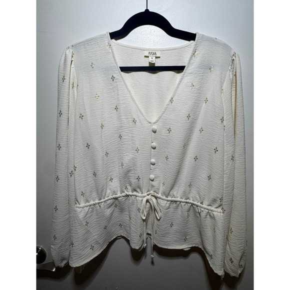 a.n.a Tops - a.n.a long sleeve blouse